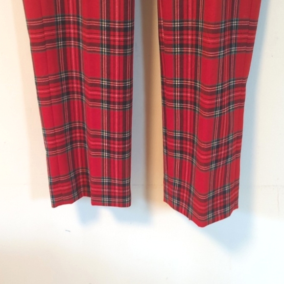 J. Crew Kate Straight-Leg in Good Tidings Wool Blend Pants 6 - Picture 10 of 16
